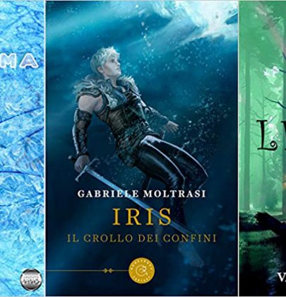 Nella biscottiera tre romanzi fantasy young adult: Leafin – Iris. Il crollo dei confini – Chrystalma